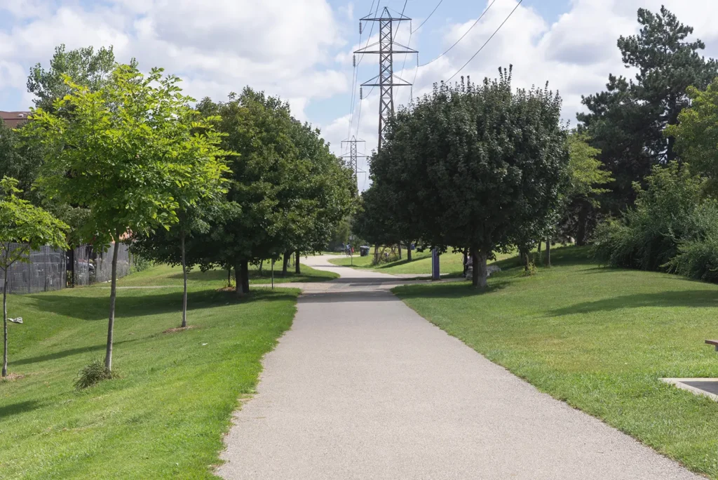 The Beltline Park stretches for miles